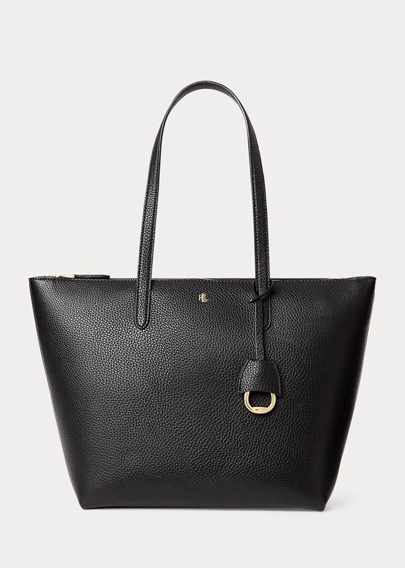 ローレン バッグ レディース 黒 Faux-レザー Small トート UDSCA9034